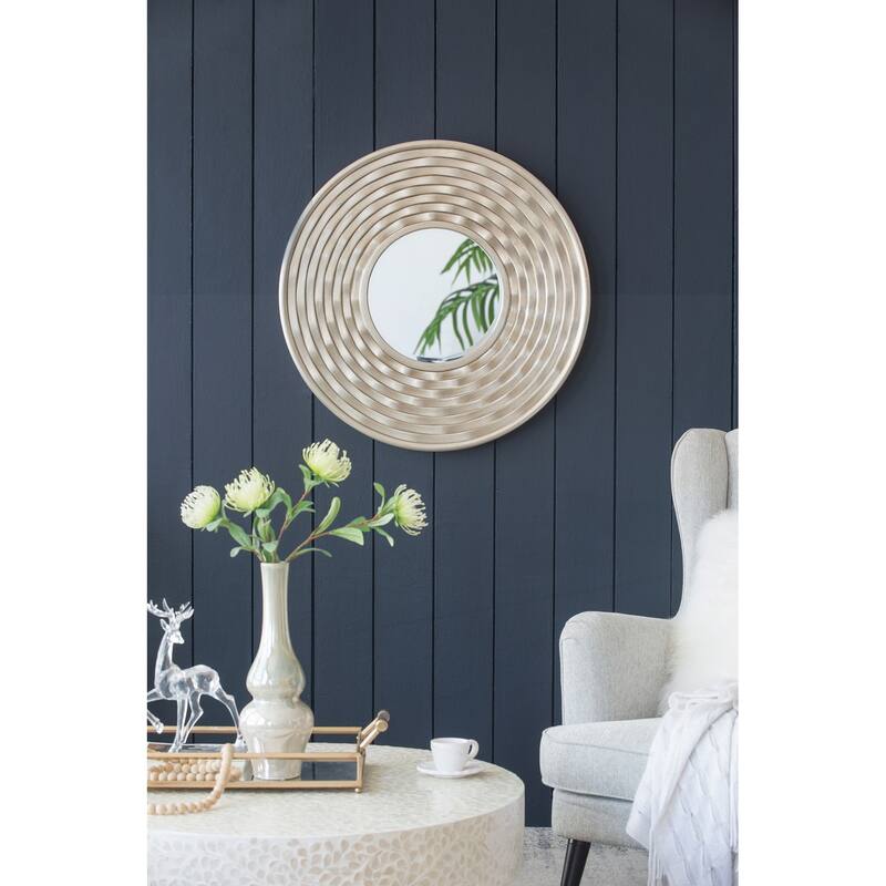 Wall Mounted Mirror Home Decor - Silver