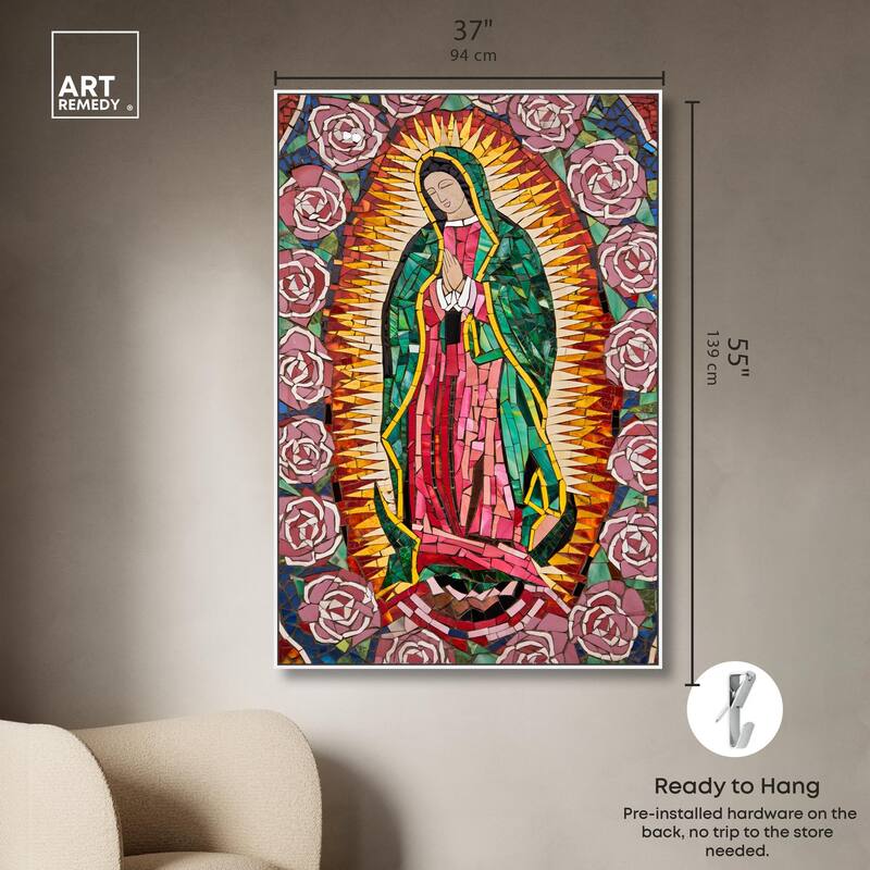 Mother of Mosaic Canvas by Art Remedy