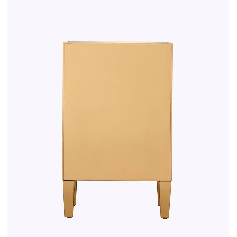 Reflexion Collection Rosa 18-inch Wide Mirrored 1-drawer Nightstand