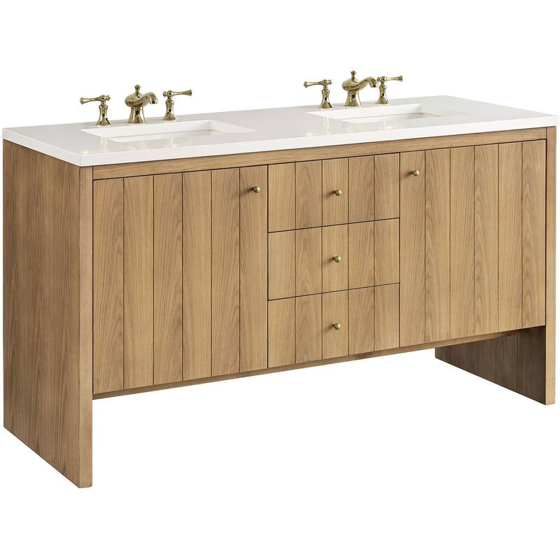 James Martin Vanities 435-V60D-M Hudson 60" Free Standing Double Basin