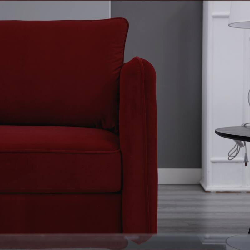 Accent Chair for Living Room, =Comfy Single Sofa Chair Mid-Century Modern Armchair