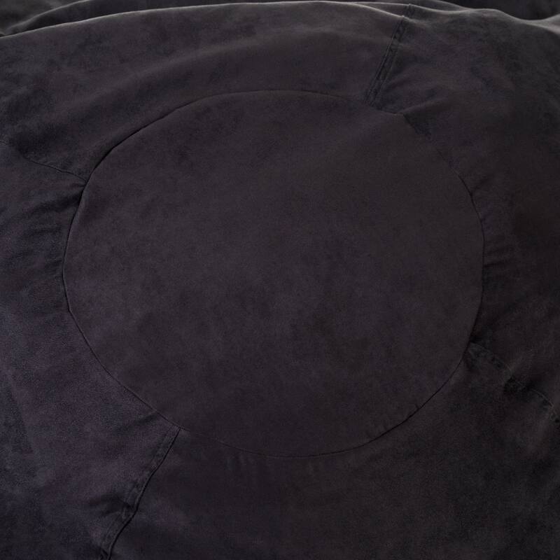 Madison Faux Suede 5-foot Beanbag Chair by Christopher Knight Home