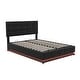 preview thumbnail 5 of 16, Full Size Tufted Upholstered Platform Bed with Hydraulic Storage System,PU Storage Bed with LED Lights and USB charger