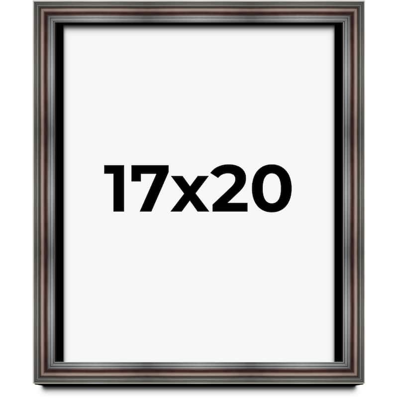 17x20 Shadow Box Frame Brown Cherry | 2.625 Inches Deep Pine Wood