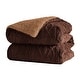 preview thumbnail 44 of 49, 3-Piece Fluffy Sherpa Comforter Set Tufted Bedding Comforter Set