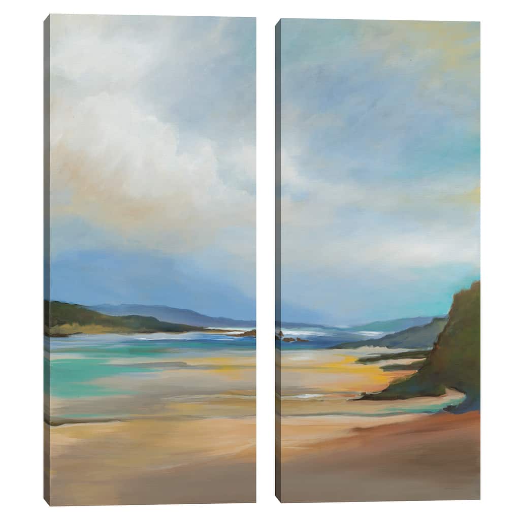 Paradise Cove A, B by Liz Jardine Canvas Art Prints