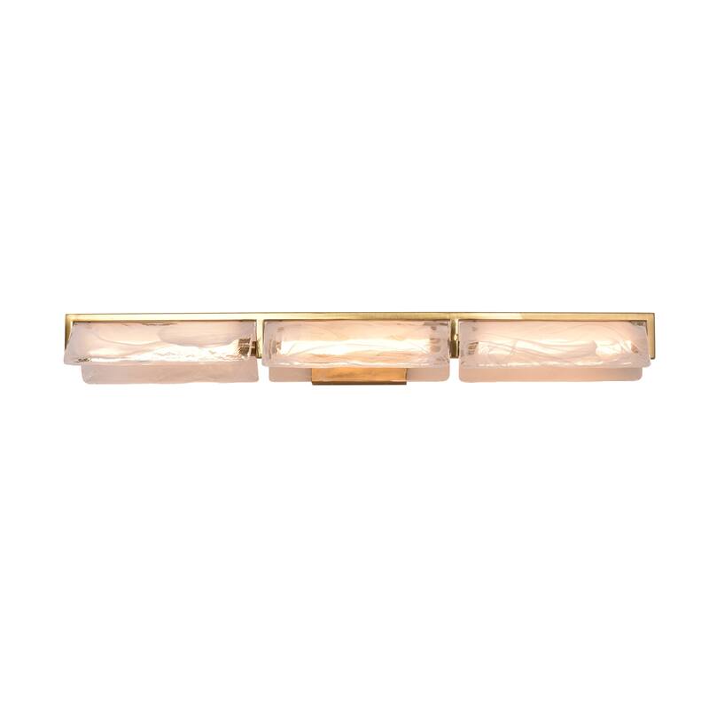 Varaluz Mingle Bathroom Vanity Light - Satin Brass