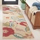 preview thumbnail 9 of 15, SAFAVIEH Handmade Blossom Paisley Thursa Modern Floral Wool Rug