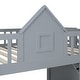 preview thumbnail 39 of 156, Modern Style Wooden Bunk Bed with Changeable Table, Upper Bed and Down Desk