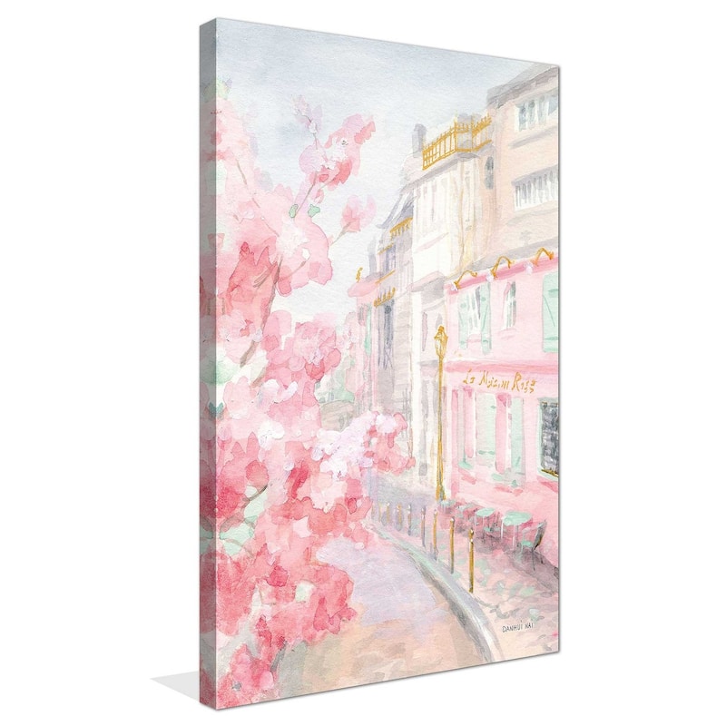 "Pastel Paris II" by Danhui Nai Print on Canvas