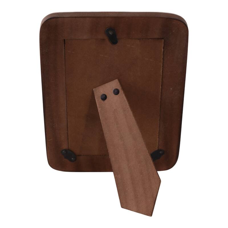 Resin Photo Frame Stud Accents Finish Contemporary Style - 8" Ivory