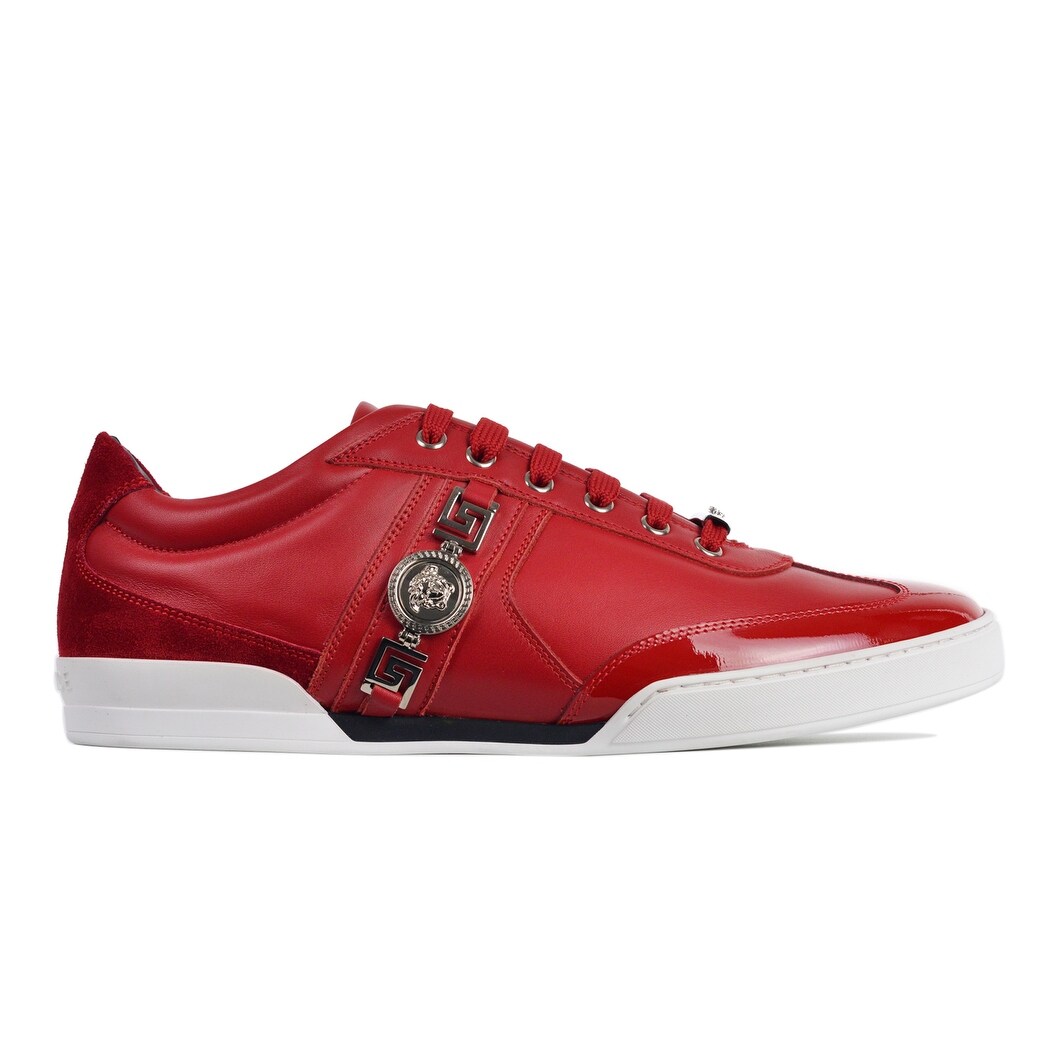 versace red sneakers mens