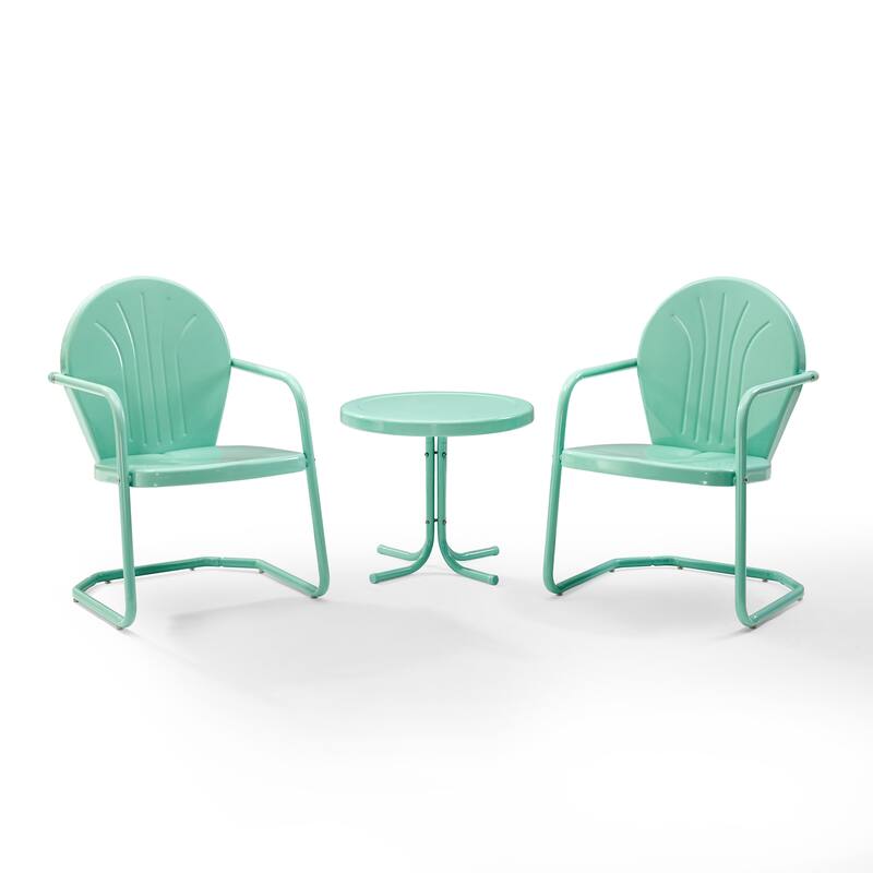 Crosley Griffith 3-piece Metal Outdoor Conversation Set