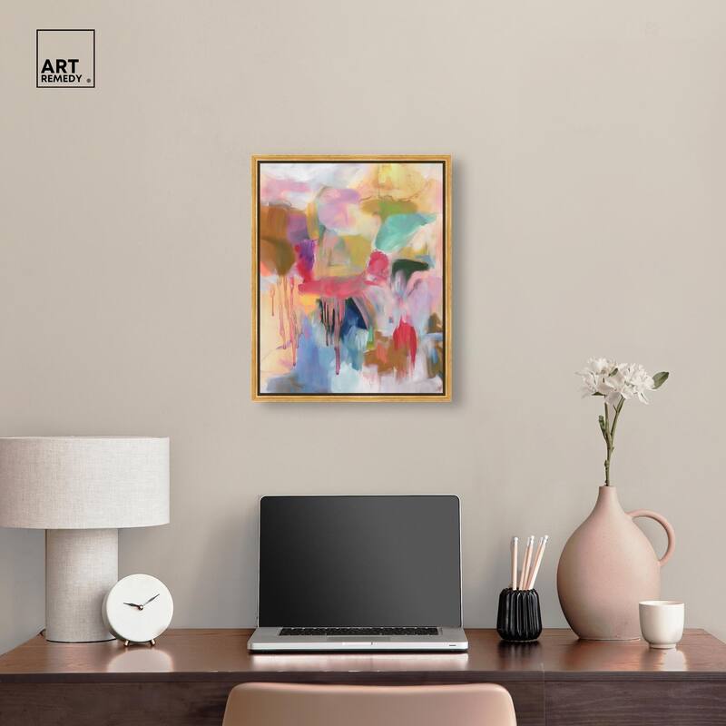 Art with Bold Colors Canvas by Art Remedy