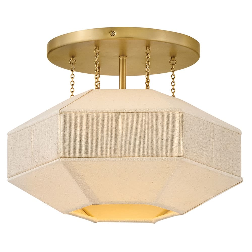 Hinkley Lighting 47493 Lyla 15" Wide Semi-Flush Ceiling Fixture with
