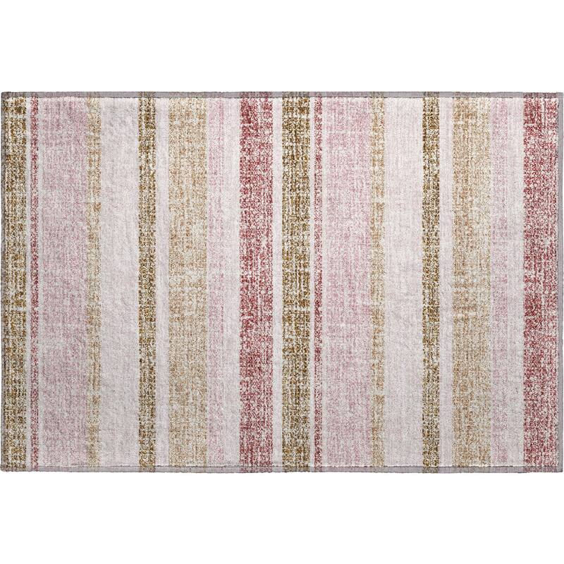 Premium Washable Super Soft Vintage Stripe Mayfield Rug