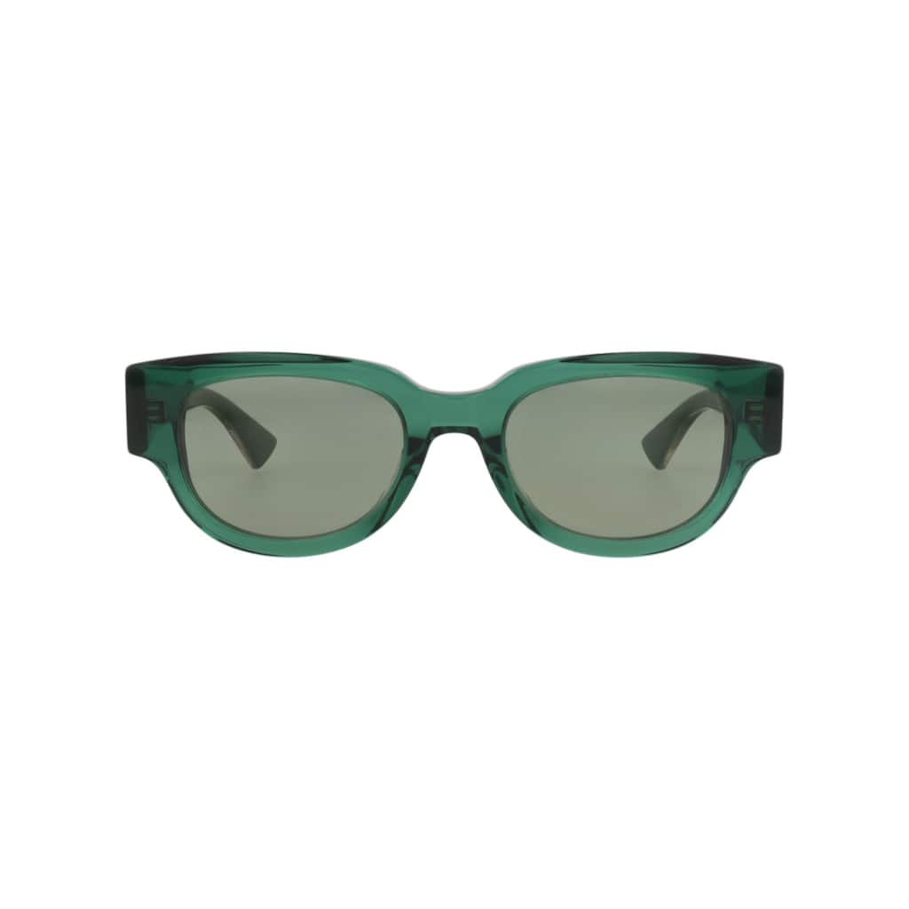 Bottega Veneta Round-Frame Recycled Acetate Sunglasses