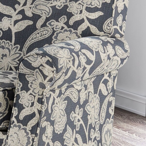 Patterned hotsell fabric armchair