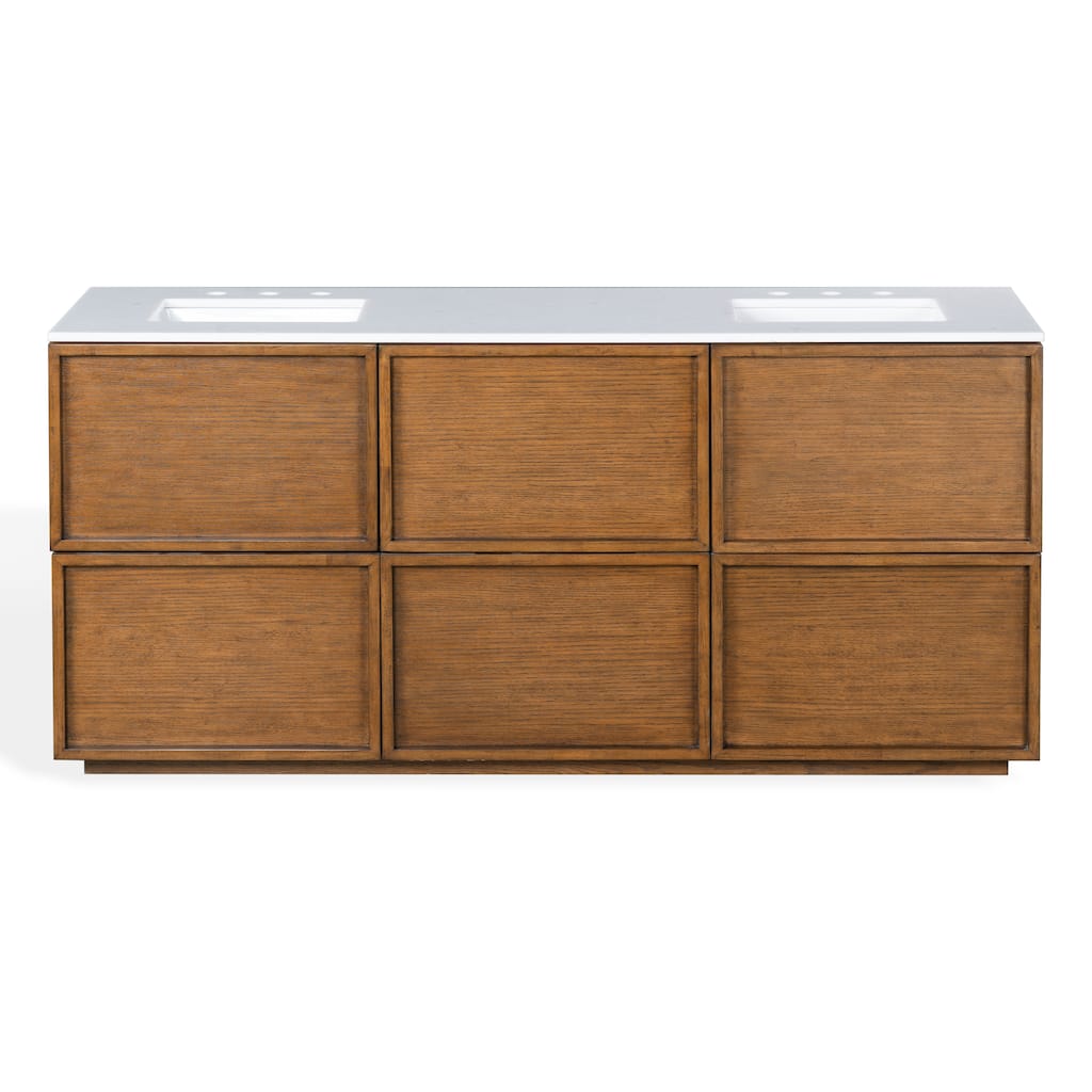 SAFAVIEH Couture Gabrietta Sink Vanity - 72"W x 22"D x 34"H