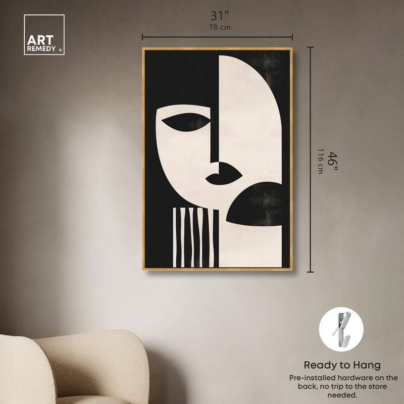 The Mask III Canvas by Art Remedy