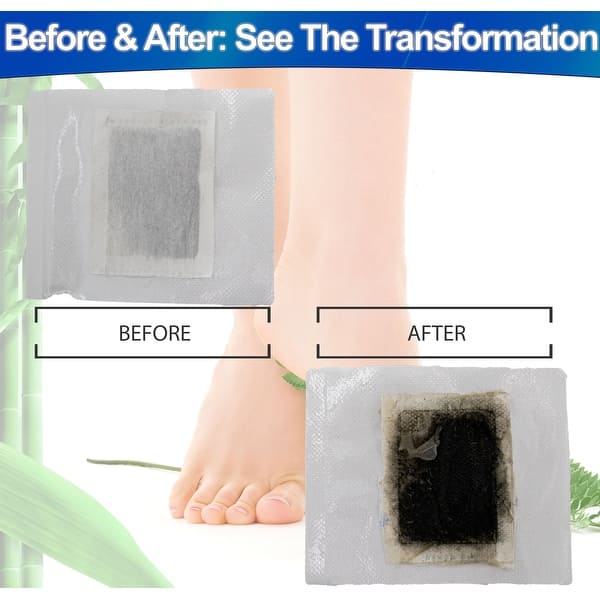 Japanese Foot Cleanse Detox Pads - Relief with Bamboo Ginger Charcoal &  Soothing Lavender - Bed Bath & Beyond - 41101497