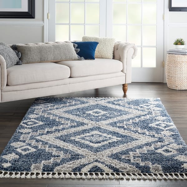 Shop Nourison Contemporary Scandinavian Shag Rug On Sale Overstock 27173490