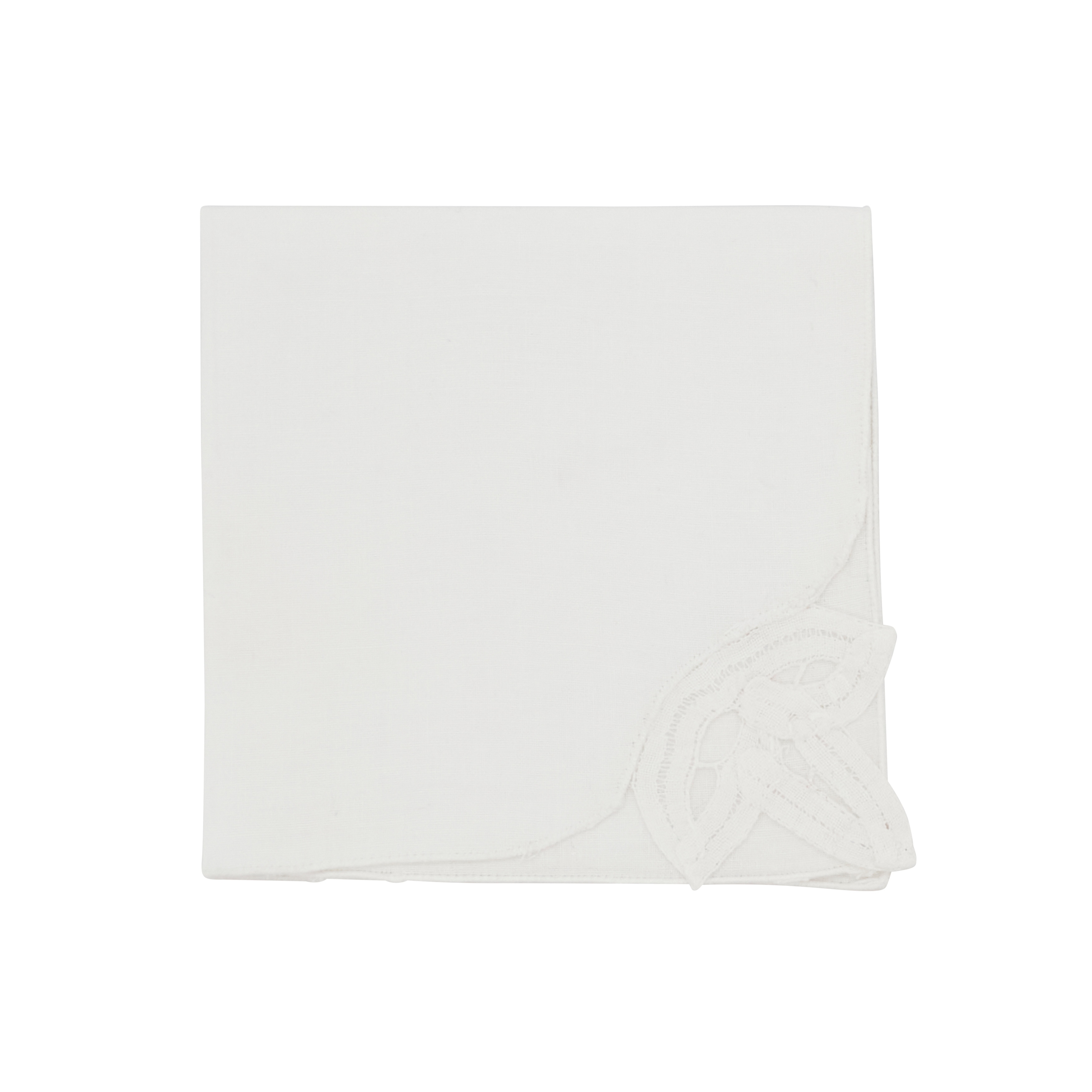 Saro Lifestyle Textured Cotton Decorative Napkins (Set of 12) - Stitched Corner Detail for Dining and Entertaining, 12"x12"