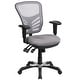 preview thumbnail 143 of 164, Nicholas Mid-Back Blue Mesh Multifunction Executive Swivel Ergonomic Office Chair with Adjustable Arms