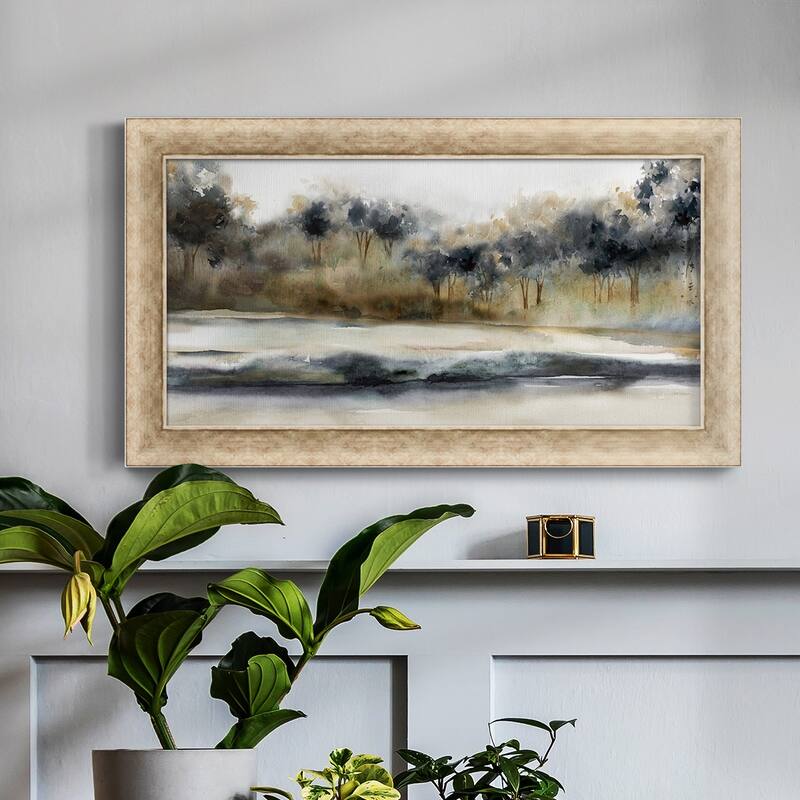 Silent River Premium Framed Canvas- Ready to Hang