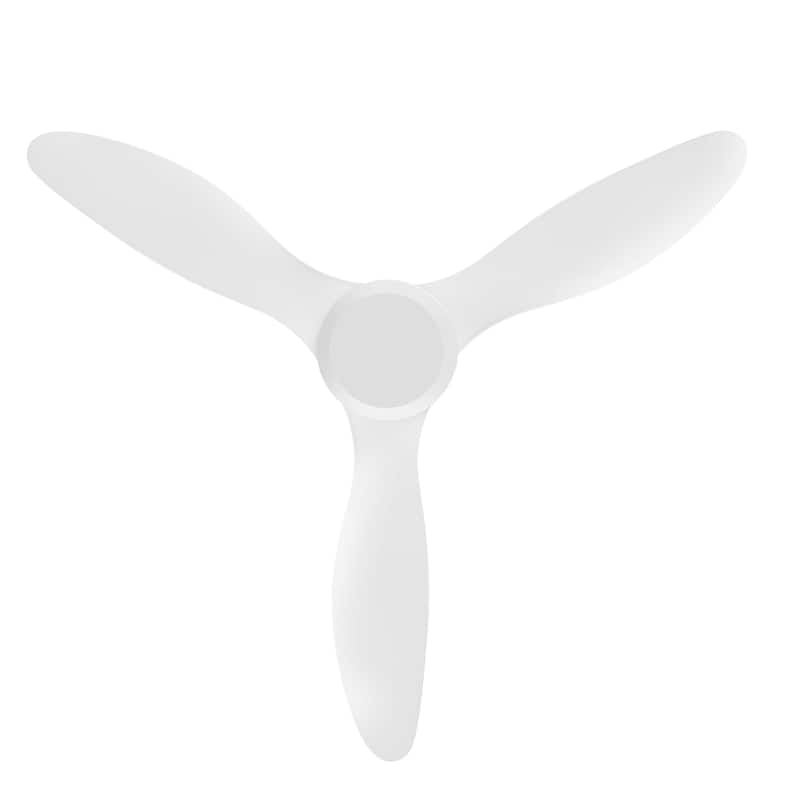 42-Inches Black/White Ceiling Fan with Remote without Light(3-Blade)