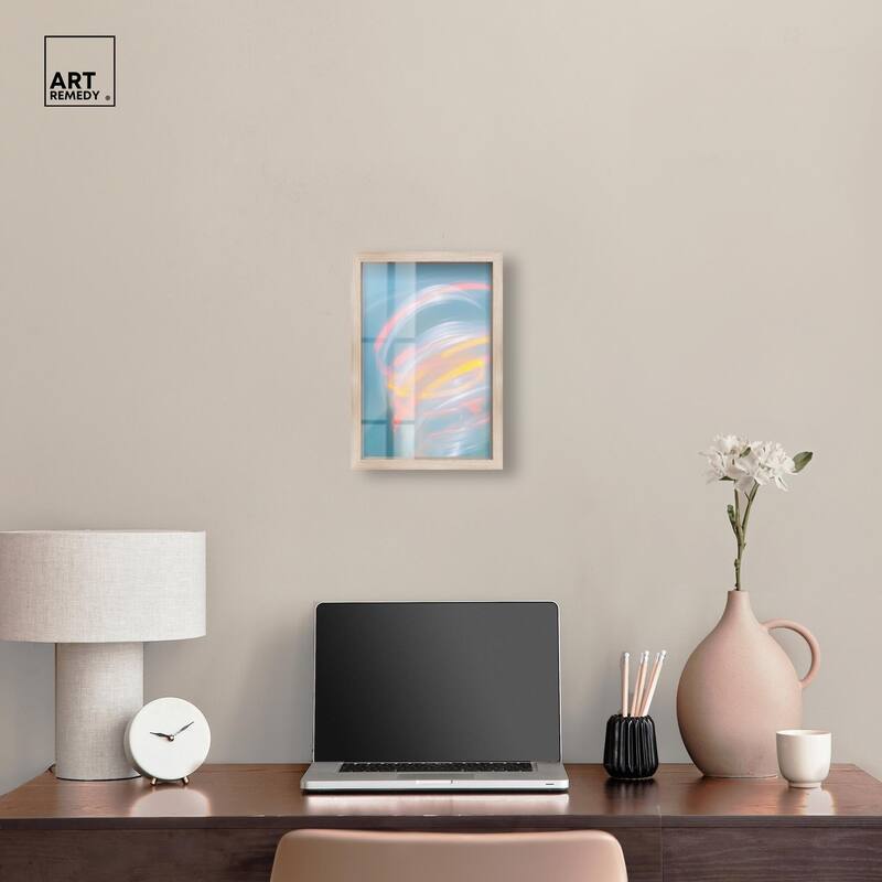 Swirling Light I Shadowbox by Art Remedy