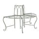 preview thumbnail 37 of 41, SAFAVIEH Abia Victorian Wrought Iron 50-inch Outdoor Tree Bench. - 50 in. W x 24 in. D x 31 in. H