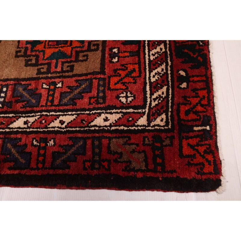 ECARPETGALLERY Hand-knotted Konya Anatolian Brown, Red Wool Rug - 3'8 x 13'11