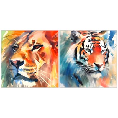 Empire Art Direct Regal Strength Printed Tempered Glass Wall Art - Multi-Color