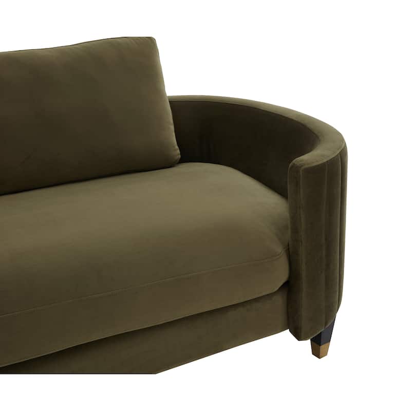 SAFAVIEH Home Winford Velvet Sofa - 91"W x 33"D x 26"H