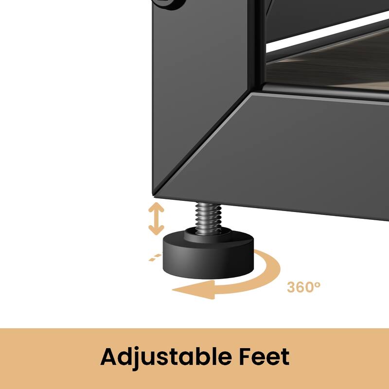 47" Dog Crate Dog Cage Furniture with 3 Doors,for Large & Medium Dogs