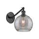 Option Matte Black / Light Smoke Deco Swirl
