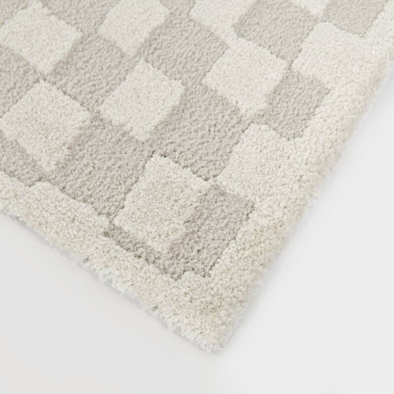 Bingham Abstract Checkered Area Rug