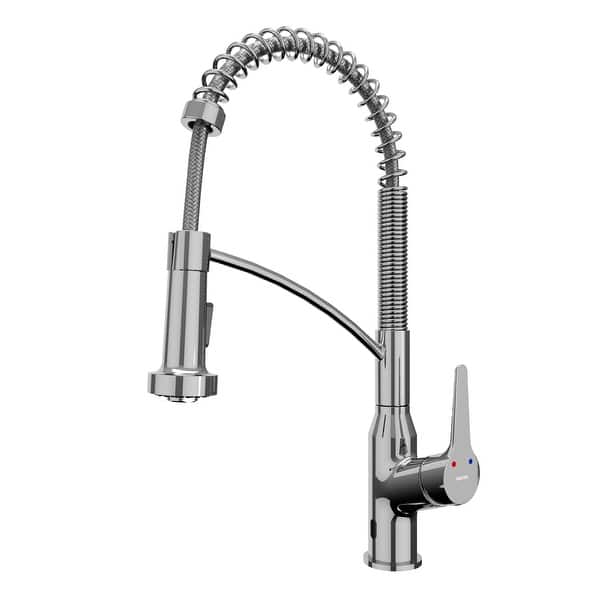 slide 2 of 18, Karran Scottsdale Touchless Single-Handle Pull-Down Sprayer Kitchen Faucet Chrome