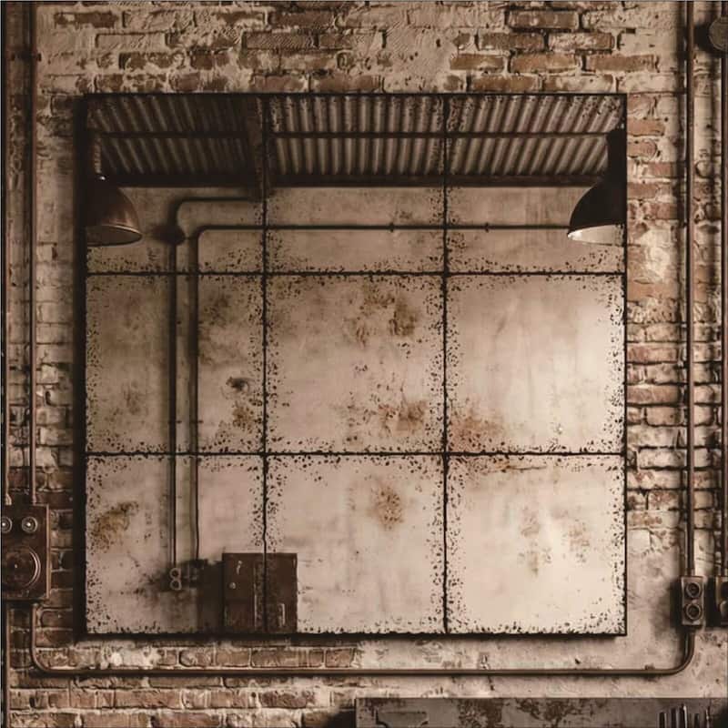 Square Wall Mounted Mirror Versatile Home Decor Ideal