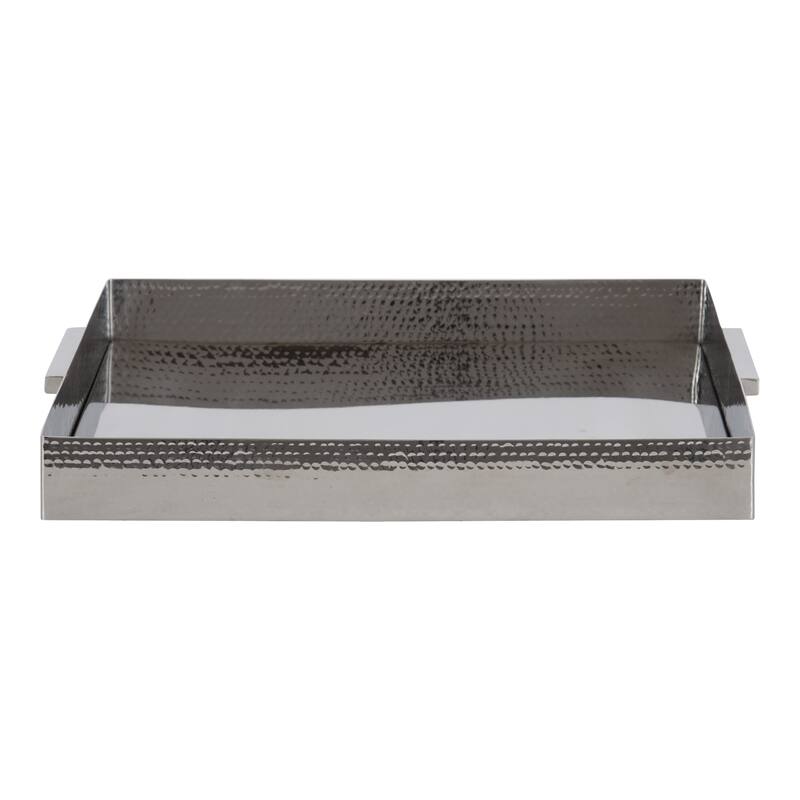 Kate and Laurel Samana Rectangle Metal Tray