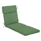 Arden Selections Leala Texture Outdoor Chaise Lounge Cushion - 77 in L x 22 in W x 3.5 in H - Moss Leala Texture