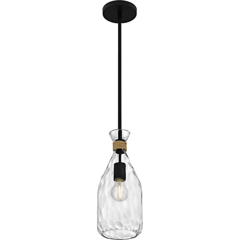 Govada 1-Light Matte Black Mini Pendant