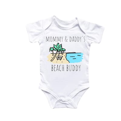 Beach Baby Summer - Baby Boy Girl Clothes Infant Bodysuit Funny Cute Newborn