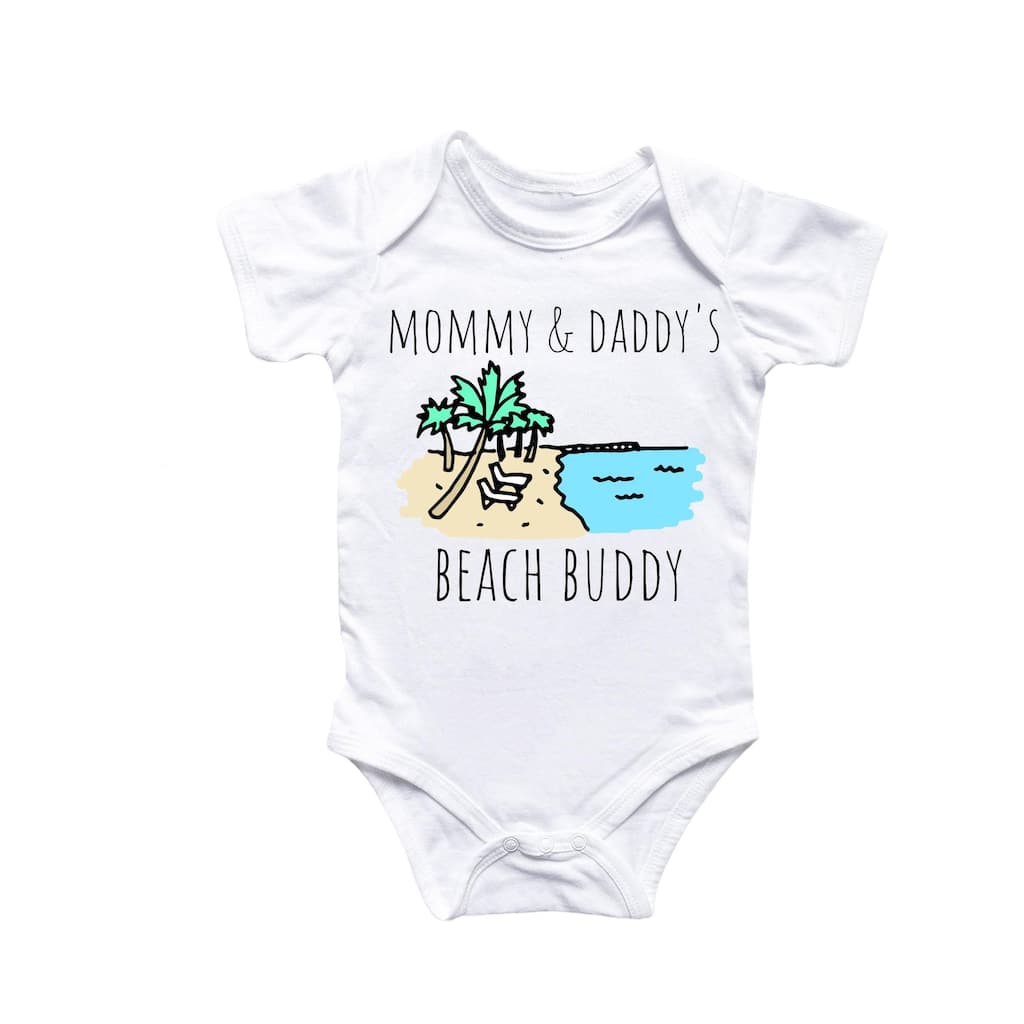 Beach Baby Summer - Baby Boy Girl Clothes Infant Bodysuit Funny Cute Newborn