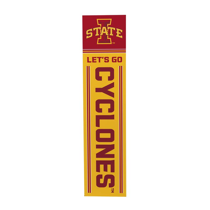 47" Double Sided Seasonal Porch Leaner, Iowa State University - 47" x 11.25"