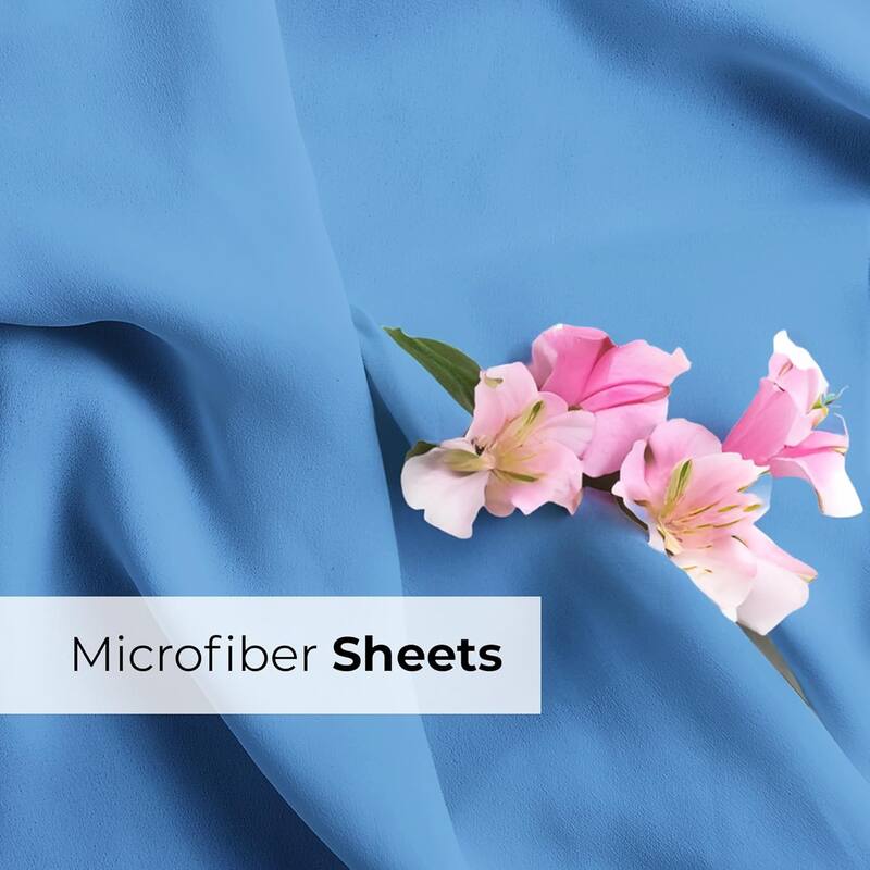 CGK Linens 6 Piece Extra Deep Pocket Microfiber Hotel Luxury Bed Sheets Set