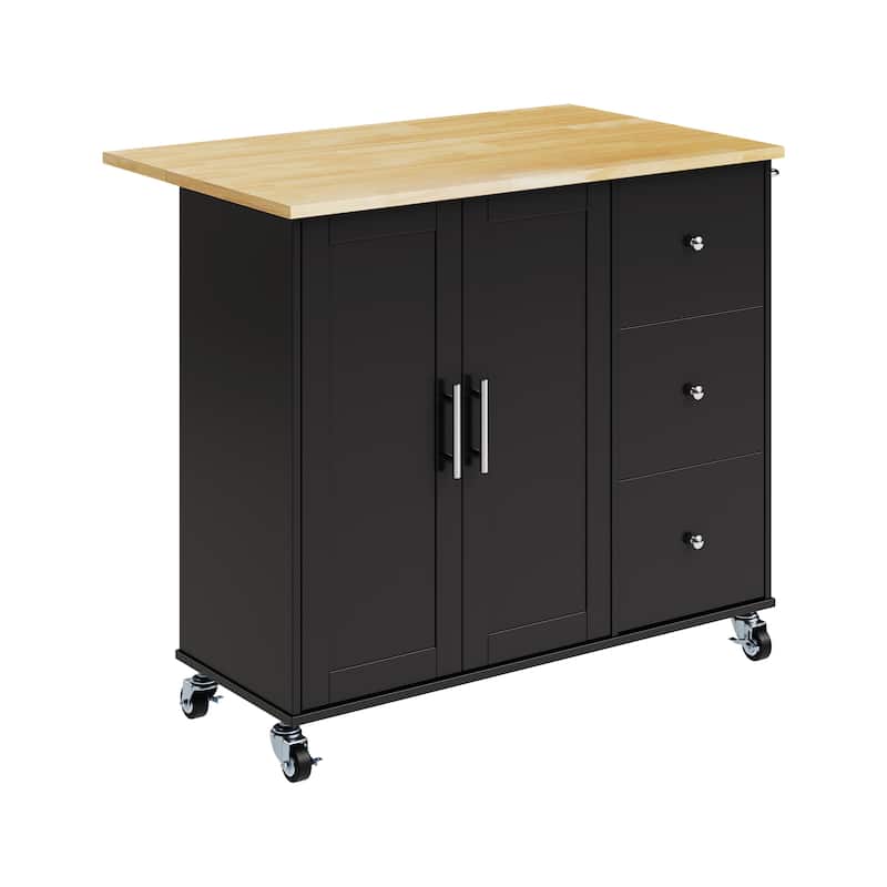 Futzca Storage Kitchen Island Cart - N/A