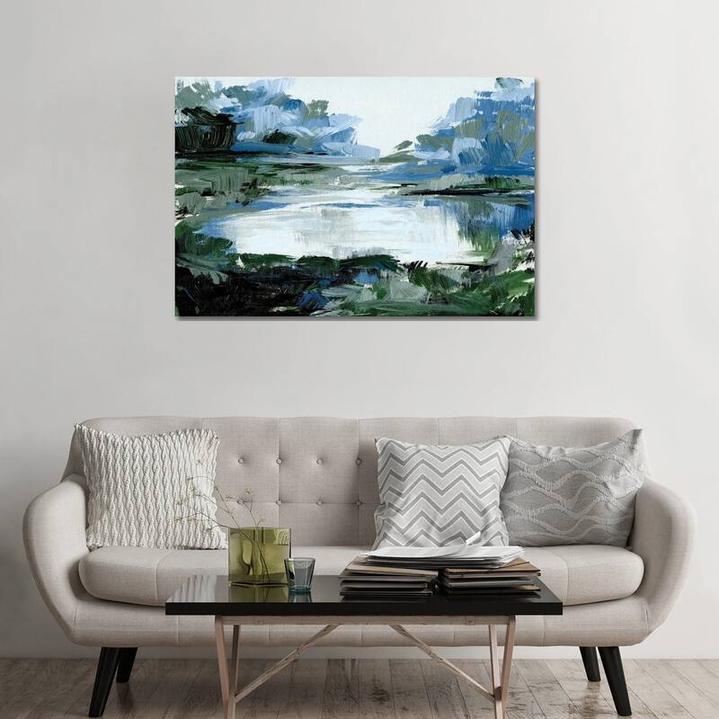 iCanvas "Cold Morning Marsh" by April Moffatt Canvas Print - 32x48x1.5