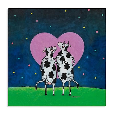Stupell Loving Significant Udder Canvas Wall Art Design By Roger Straub